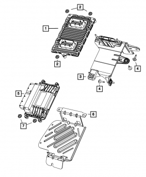 Transmission Control Module Dodge Dart 13-13