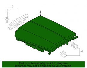 Подлокотник BMW X7 G07 19-22 кожа Vernasca с подогревом, Schwarz