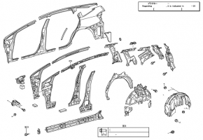 Кронштейн передньої стійки правий Toyota Prius V 12-17