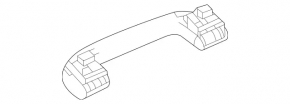 Ручка потолка передняя левая Mercedes W213 E 17-20 бежевая