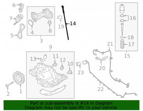 Щуп масляный Ford Bronco 21-26 2.7