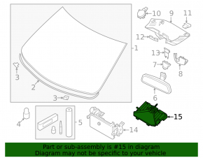 Камера слежения за полосой Polestar 2 21-25 на лобовом