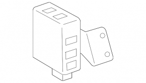 WINDSHIELD WIPER RELAY Управление стеклоочистителями Lexus RX300 RX330 RX350 RX400H 04-09