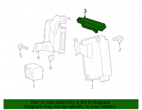 Antenna Keylessl Module Lexus CT200h 11-17