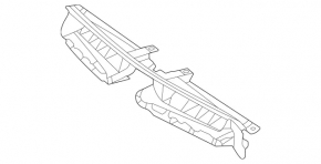 Кронштейн решітки радіатора grill Mercedes W167 GLE 350450 20-23 AMG pkg