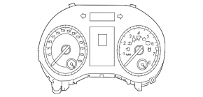 Щиток приборов Mercedes CLA 250 14-16 34к