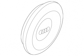 Центральний ковпачок на диск Audi Q3 8U 15-18 68/56мм