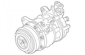 Компрессор кондиционера BMW X7 G07 21-22 3.0T MHEV 48V