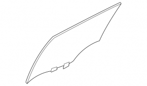 Стекло двери задней правой Infiniti Q50 14-20