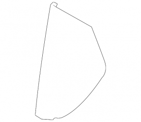 Накладка передней панели боковая левая Porsche Macan 15-26 черная