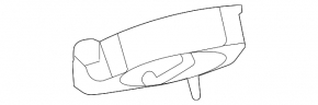 Корпус лючка бензобака Mercedes W167 GLE 350 450 20-26