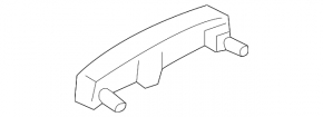 Кріплення переднього бампера правий Lexus RX300 RX330 RX350 RX400h 04-09