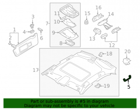 Ручка потолка передняя левая Audi Q5 80A 18-19 бежевая