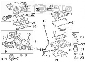 Коллектор впускной Lexus ES350 13-18