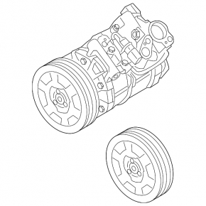 Компрессор кондиционера Audi A6 04-11 3.0, 3.2