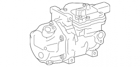Компрессор кондиционера Toyota Prius 30 10-15