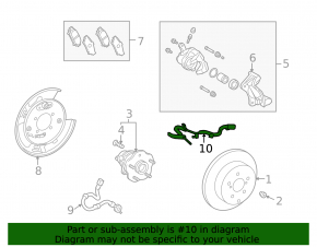 Провод датчика ABS задний правый Lexus RX350 RX450h 10-15 FWD