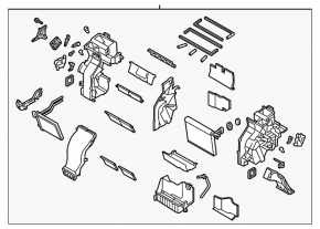 Печка в сборе Kia Sorento 10-15
