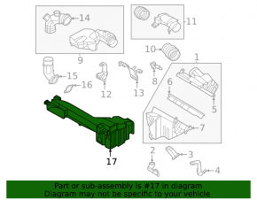 Воздухоприемник Infiniti QX60 25-26 2.0T