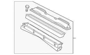 Корпус воздушного фильтра Porsche Panamera 10-16