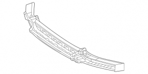 Абсорбер переднего бампера Mercedes W167 GLE 350 450 20-23 AMG pkg
