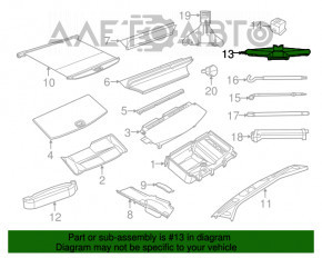 Домкрат Dodge Durango 11-22 ржавый