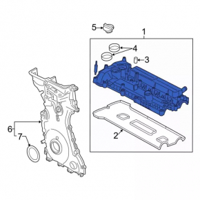 Крышка клапанная Lincoln MKC 15-19