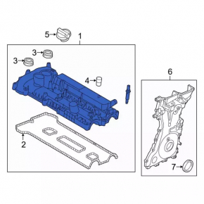 Крышка клапанная Lincoln MKC 15-19