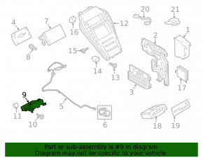 CD Player Receiver Lincoln MKZ 13-16