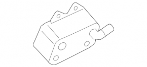 Олійний охолоджувач двигуна VW Jetta 06-08 2.0