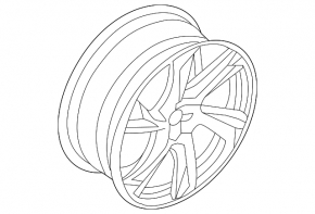 Диск колесный R20 x 9J Volvo XC90 16-21 бордюрка