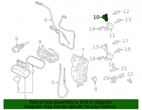 Петля двери верхняя передняя правая Volkswagen ID.4 21-23 2 части