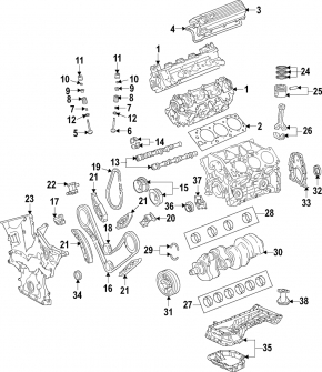 Поршень Toyota Avalon 13-18 3.5 2GR-FE
