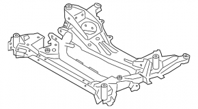 Подрамник передний BMW 3 G20 21-26 M3 AWD