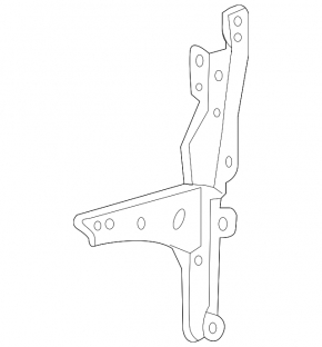 Кронштейн замка капота Lexus GX460 14-23 рест