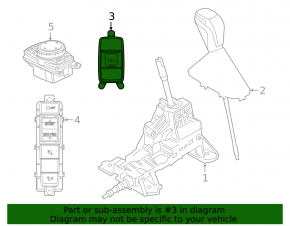 Кнопка паркинг BMW X1 F48 16-22
