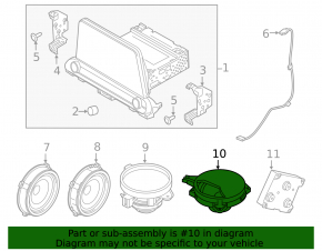 Сабвуфер Kia Forte 19-24 Harman Kardon