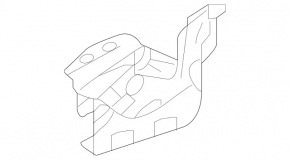 Петля капота права Mercedes W213 E 17-23