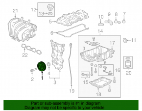 Шкив коленвала Cadillac ATS 13-19 2.0T 2.5