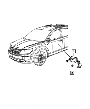 YAW RATE SENSOR Dodge Journey 11-17