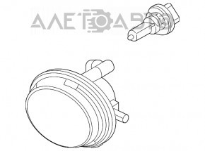 Противотуманная фара птф правая Mazda CX-7 06-09