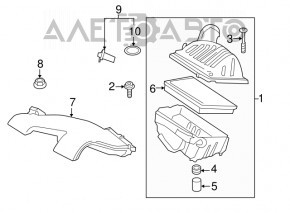 Корпус воздушного фильтра Mini Cooper F56 3d 14- 1.5t