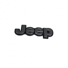 Эмблема Jeep двери багажника Jeep Cherokee KL 14-18 серая