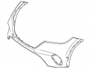 Бампер передний голый Mercedes EQE SUV-class X294 23-25