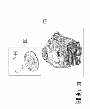 АКПП в зборі Jeep Cherokee KL 14-15 3.2 AWD