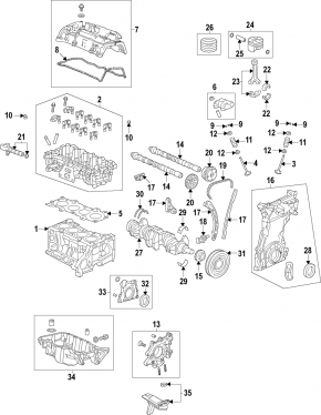 Блок циліндрів голий Honda Accord 18-22 1.5T L15B7