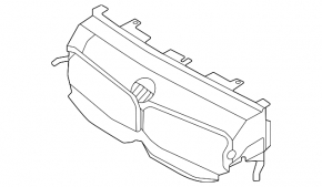 Жалюзі дефлектор радіатора верхній BMW 2 F44 20-24 228i, M235i