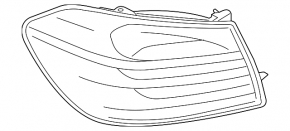 Фонарь внешний крыло правый BMW 4 F32/33/36 18-20 потерт
