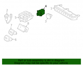 USB Hub Kia Sorento 16-20 задний