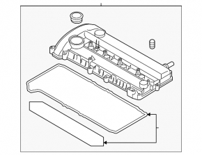 Кришка клапанна Mazda 6 09-13 2.5
